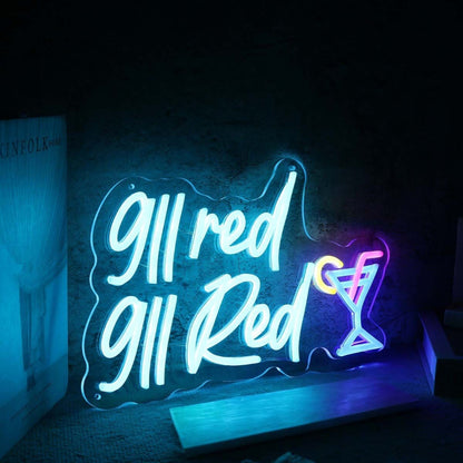 911 Red Custom Led Neon Sign - Shineneon