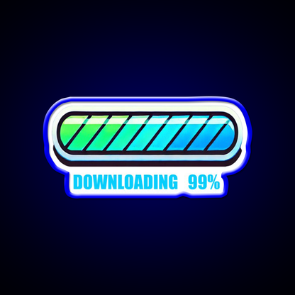 99 Persent Downloading Man Cave Bar Led Neon Sign Rgb Color