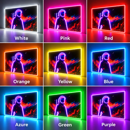 Astronaut Art Frame LED Neon Sign image 4