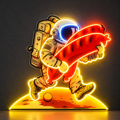 Astronaut Taco LED Neon Sign main product image