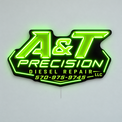 A&T PRECISION Custom LED Neon Sign