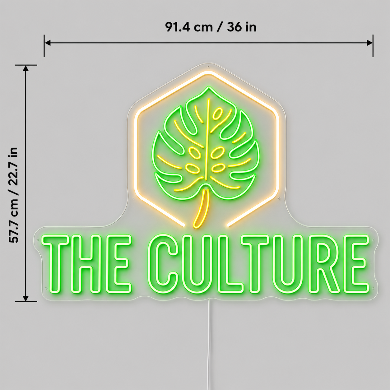THE CULTURE Custom LED Neon Sign