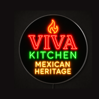 VIVA Kitchen Custom LED Neon Sign