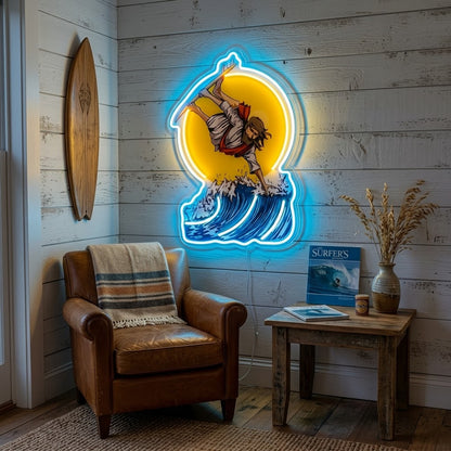 ShineNeon™ Eagle Catching Fish Neon Sign USB Power