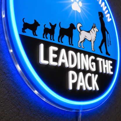 BUCK'S DOG TRAINING Custom LED Neon Sign