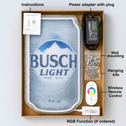 Beer Can Led Neon Sign For Cave Bar Wall Art Party Christmas Gift