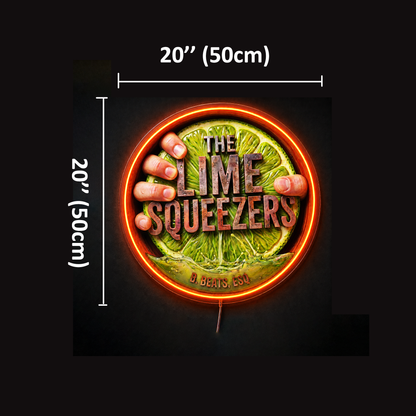 The Lime Squeezers Custom LED Neon Sign