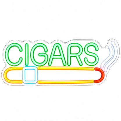 Cigars And Single Cigar LED Neon Sign image 6