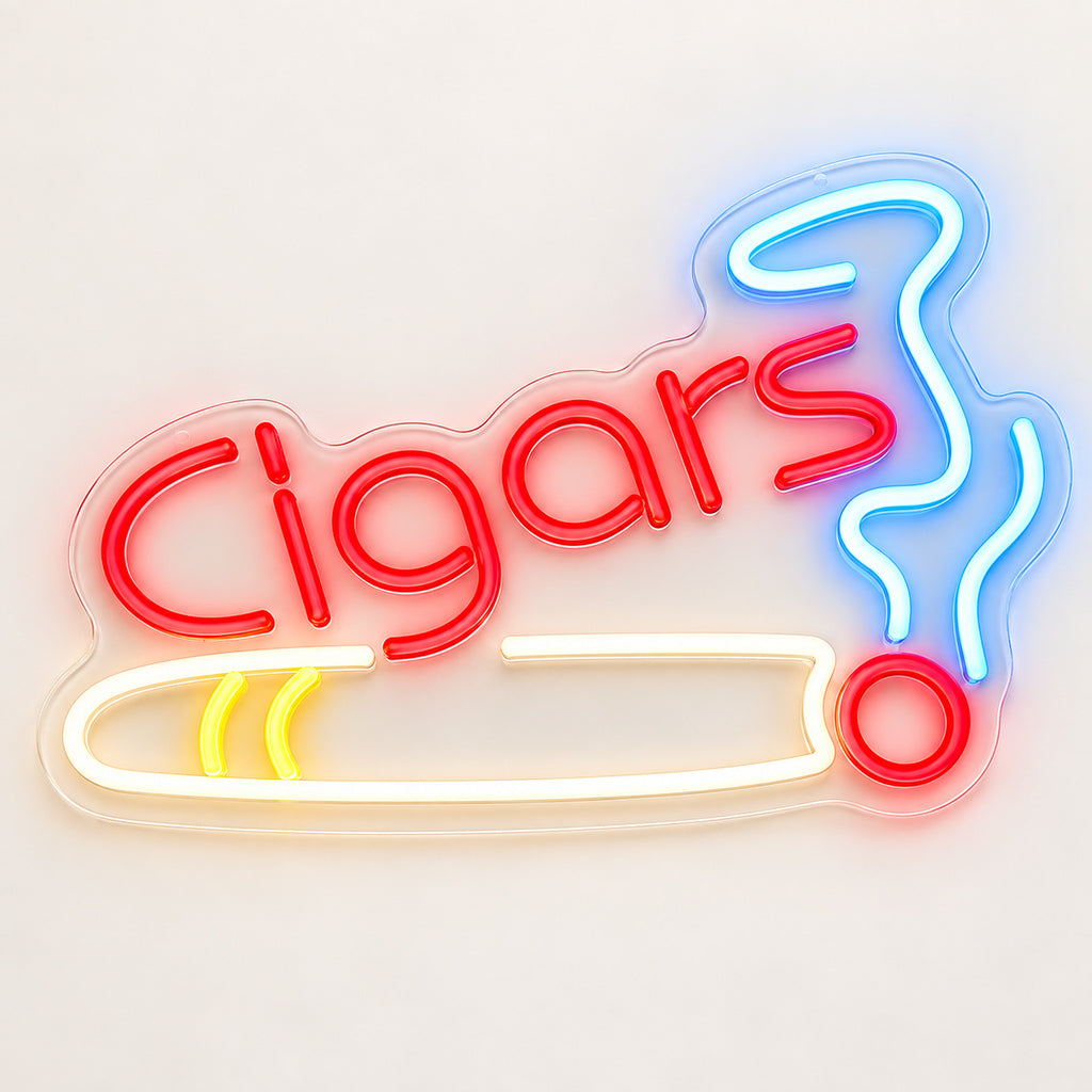 Cigars And Smoke LED Neon Sign image 6