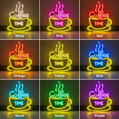 Coffee Time Cup LED Neon Sign image 4