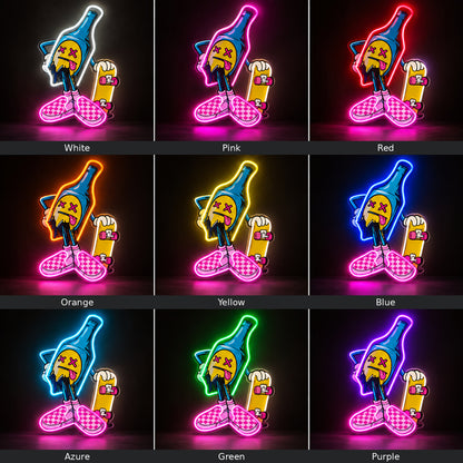 Cool Skateboard Beer LED Neon Sign image 4