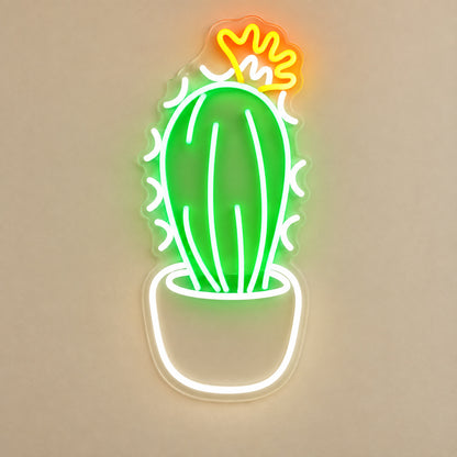 Crowned Cactus LED Neon Sign image 6
