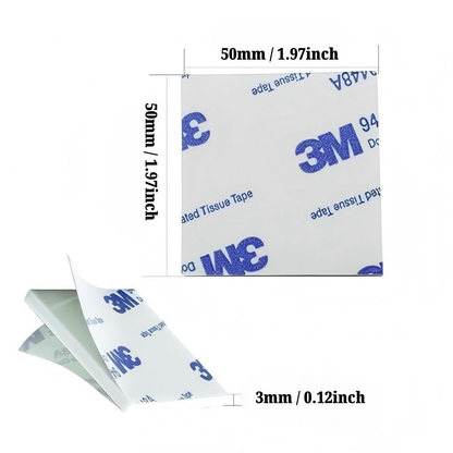 No-Drill Neon Sign Mounting Tape Pads - Strong Double-Sided Foam Adhesive (6 pcs)