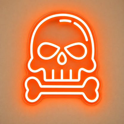 Dangerous Goods Skull Bones LED Neon Sign image 6