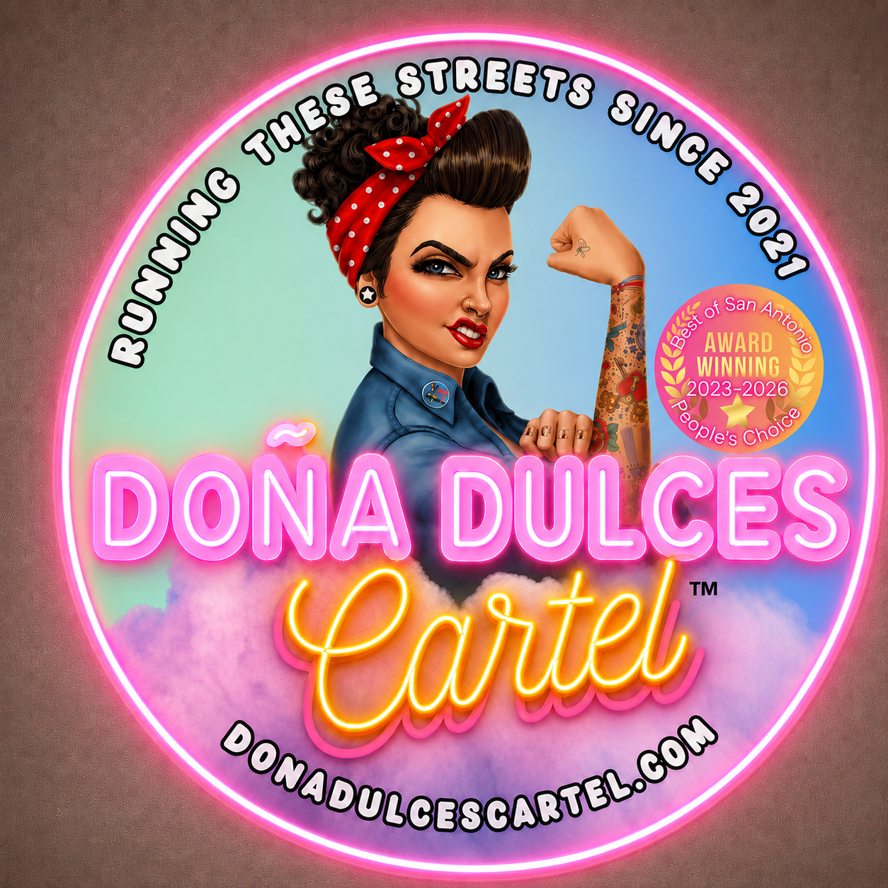 DOÑA DULCES Cartel Custom LED Neon Sign