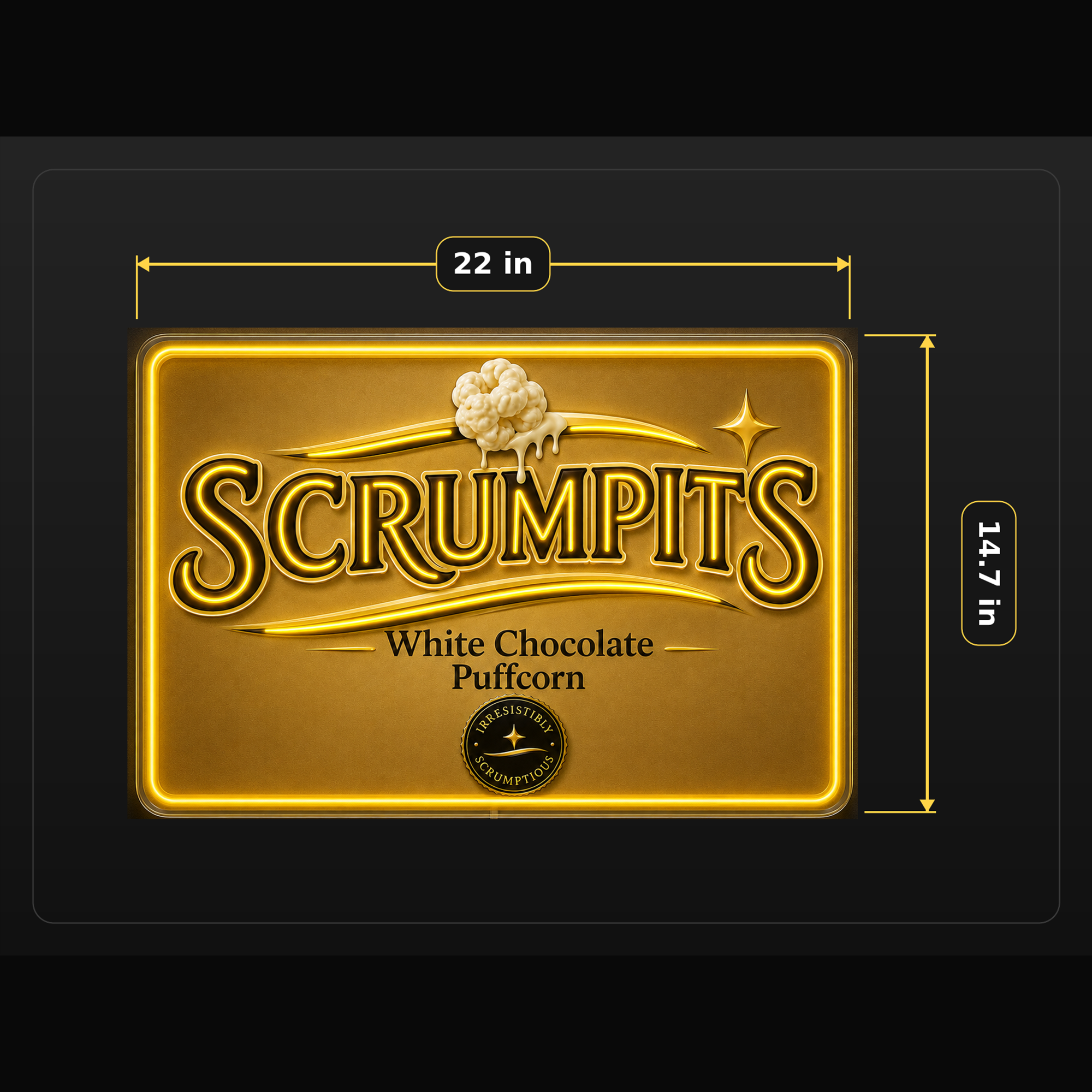 SCRUMPITS Custom LED Neon Sign
