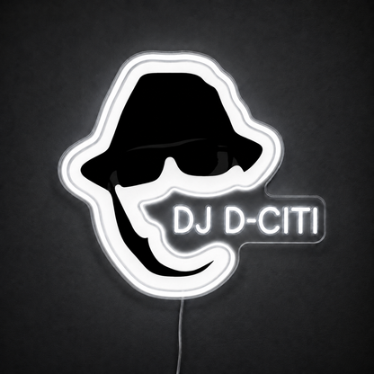 DJ D-CITI Custom LED Neon Sign