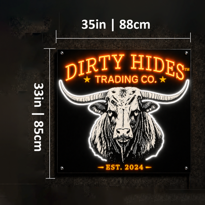Dirty Hides Trading Co Custom LED Neon Sign