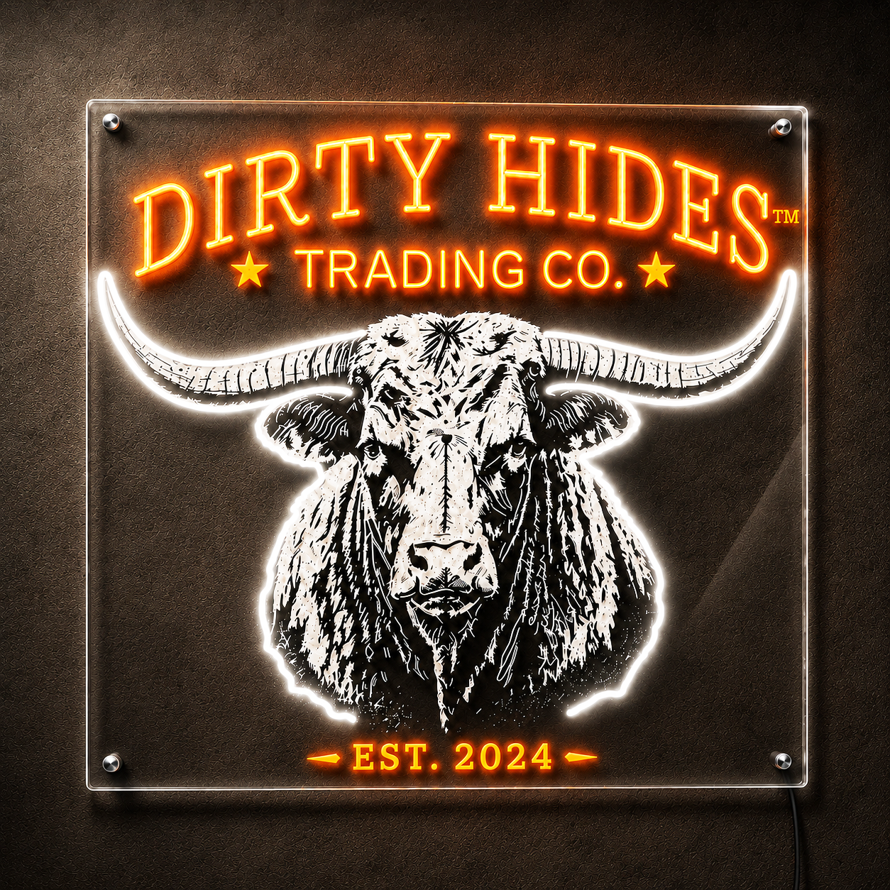 Dirty Hides Trading Co Custom LED Neon Sign