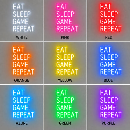 Eat Sleep Game Repeat LED Neon Sign image 4
