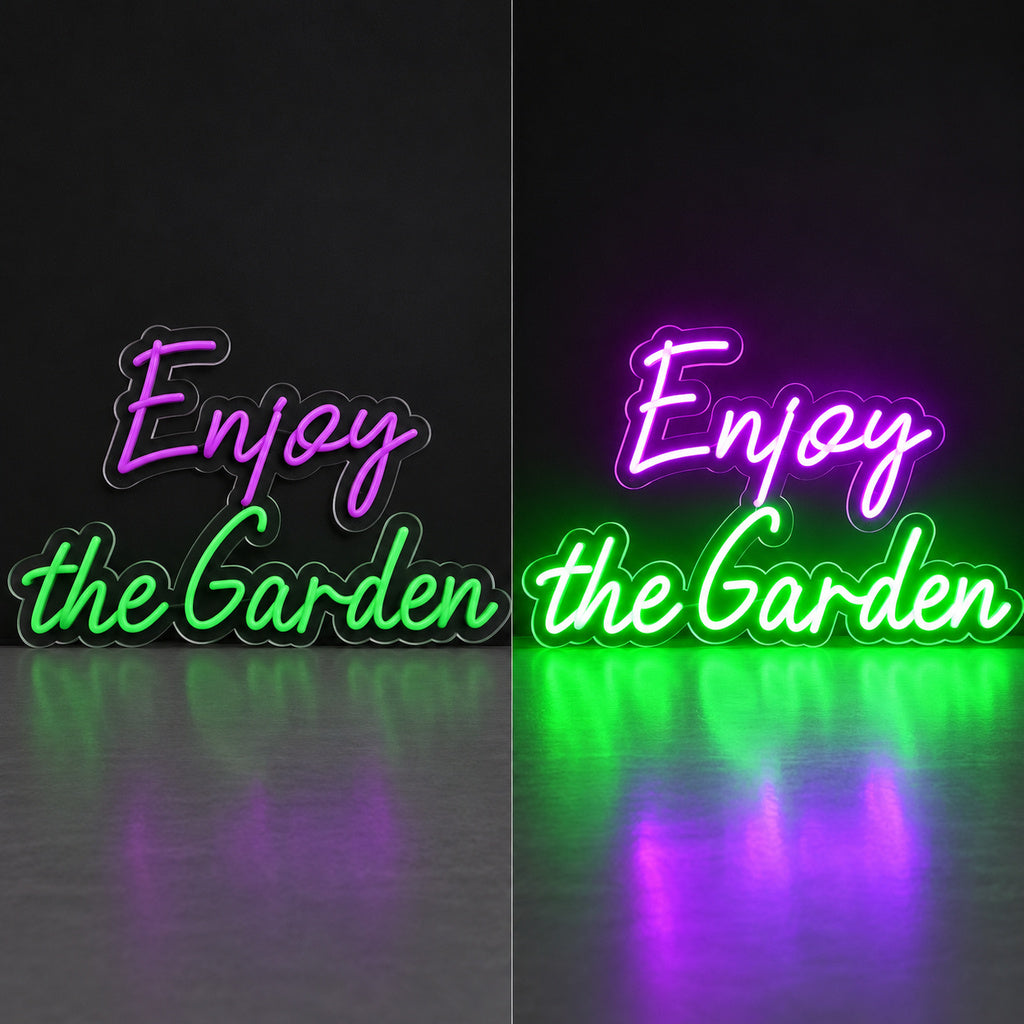 Enjoy The Garden LED Neon Sign image 3