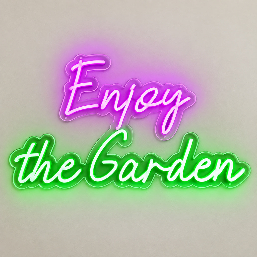 Enjoy The Garden LED Neon Sign image 6