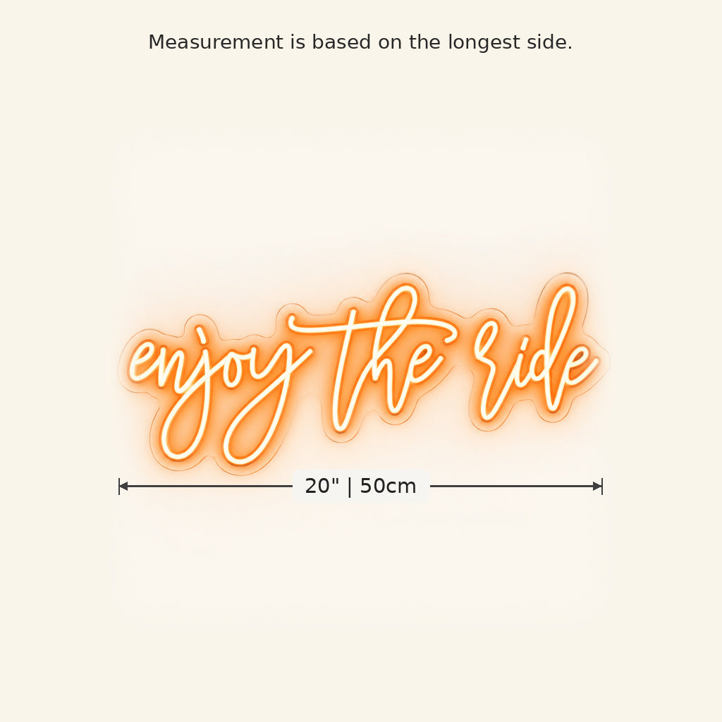 Enjoy The Ride LED Neon Sign image 5