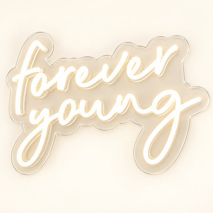 Forever Young Script LED Neon Sign image 6