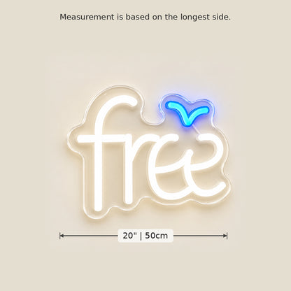 Free With Blue Bird LED Neon Sign image 5