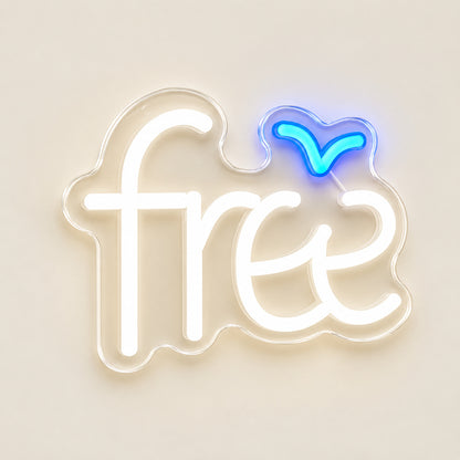 Free With Blue Bird LED Neon Sign image 6