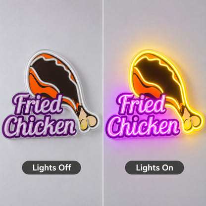 Fried Chicken Drumstick LED Neon Sign image 3