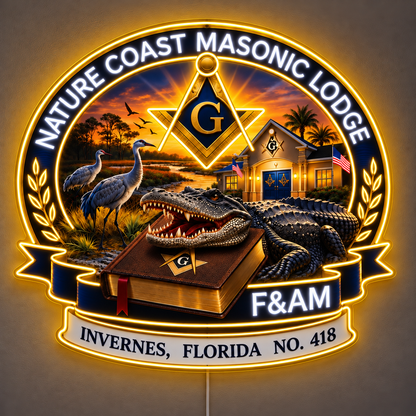 F&AM Custom LED Neon Sign