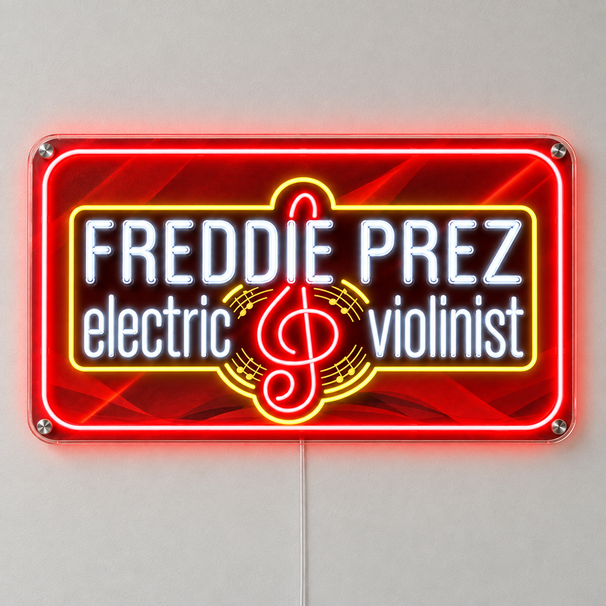 FREDDIE PREZ Custom LED Neon Sign