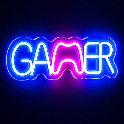 Gamer Gamepad LED Neon Sign image 1