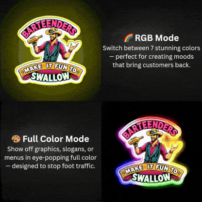 ShineNeon™ CA Bear LED Neon Sign - USB Power State Pride Wall Decor