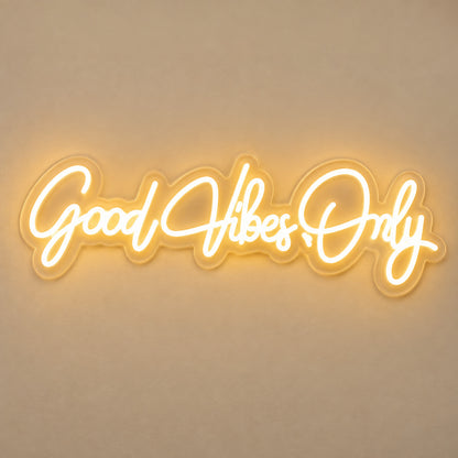 Good Vibes Only Script LED Neon Sign image 6