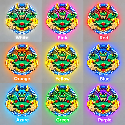Green Dragon Mascot LED Neon Sign image 4
