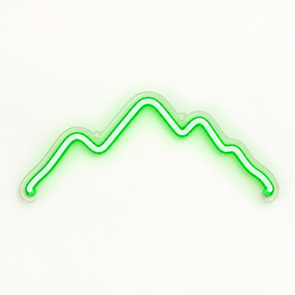 Green Mountain Outline LED Neon Sign image 6