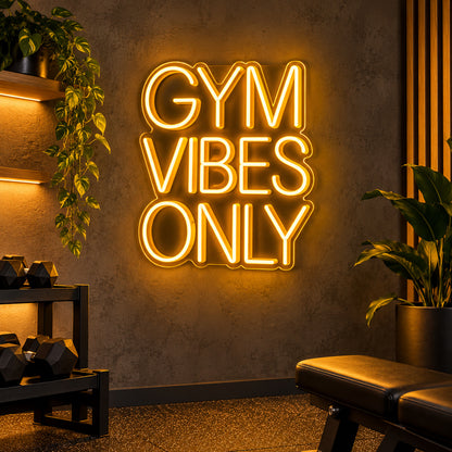Gym Vibes Only LED Neon Sign image 2
