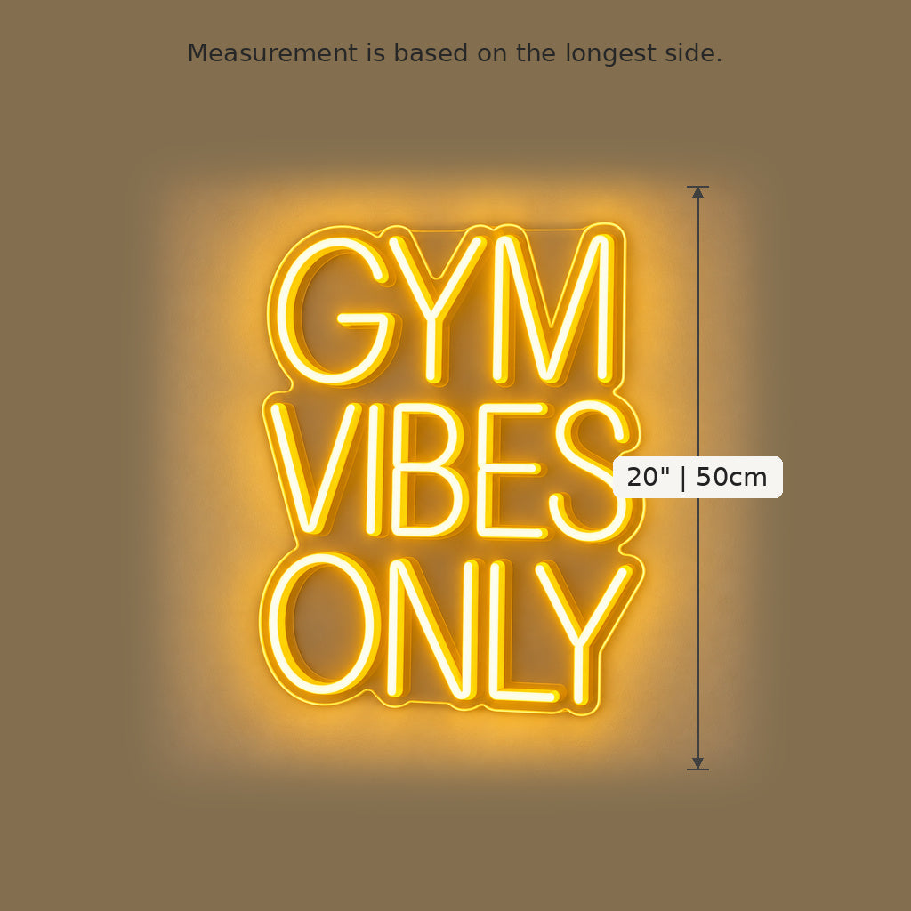 Gym Vibes Only LED Neon Sign image 5
