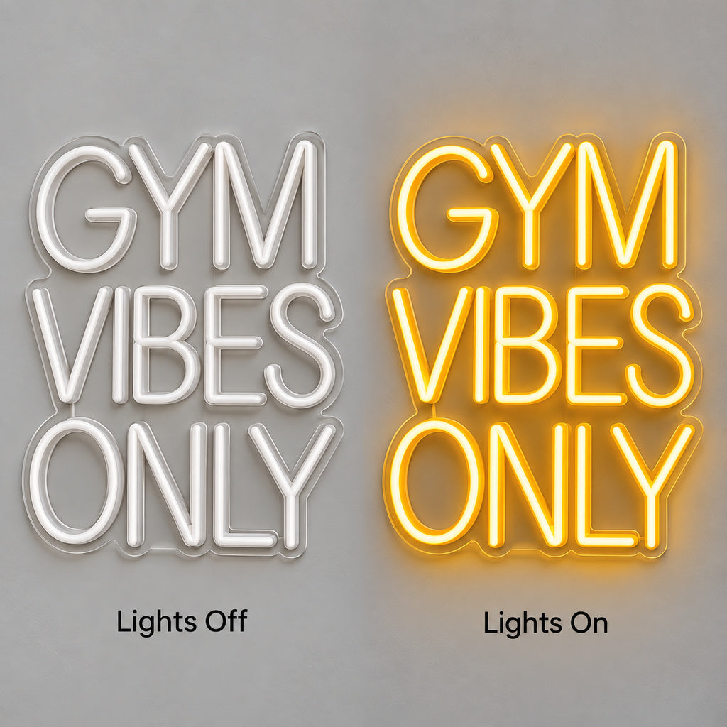 Gym Vibes Only LED Neon Sign image 3