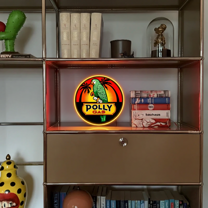 ShineNeon™ Sunset Parrot Glow | Retro Coastal Gas Station Neon Sign