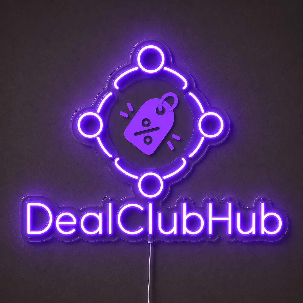 DealClubHub Custom LED Neon Sign