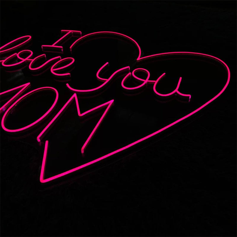 I Love You Mom Led Sign