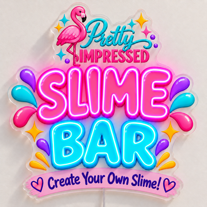 SLIME BAR Custom LED Neon Sign