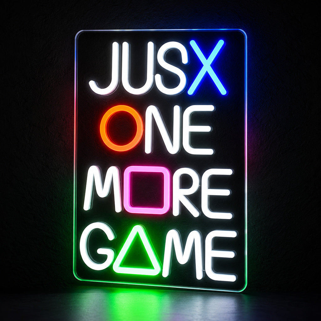 Just One More Game LED Neon Sign image 1