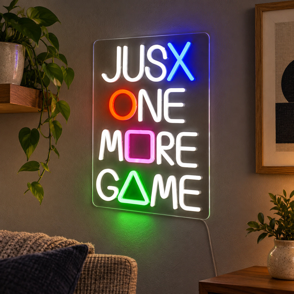 Just One More Game LED Neon Sign image 2