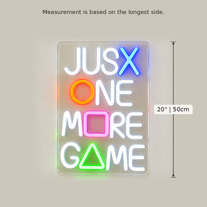 Just One More Game LED Neon Sign image 5
