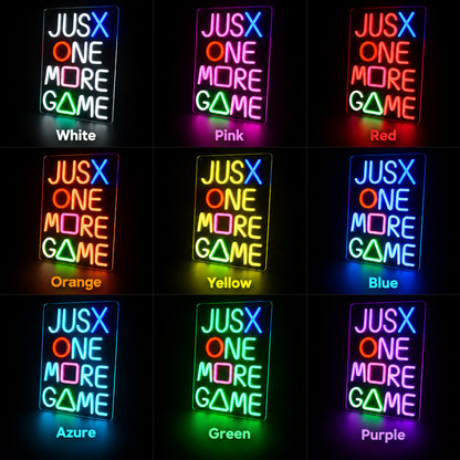 Just One More Game LED Neon Sign image 4