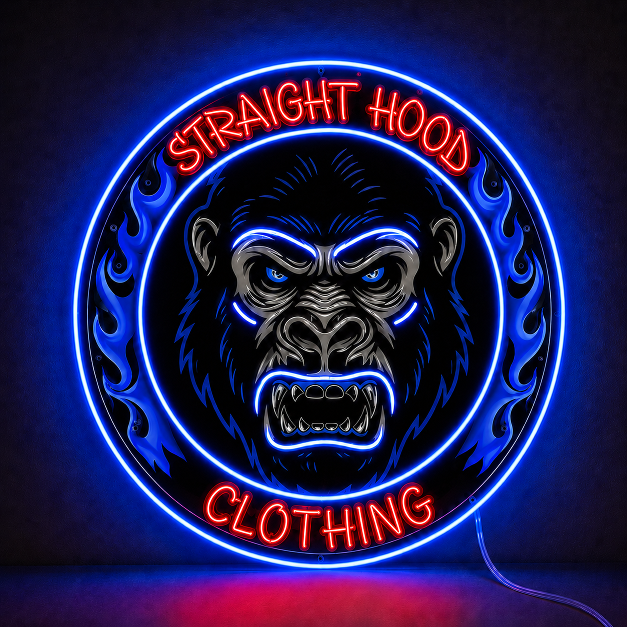 STRAIGHT HOOD CLOTHING LLC Custom LED Neon Sign